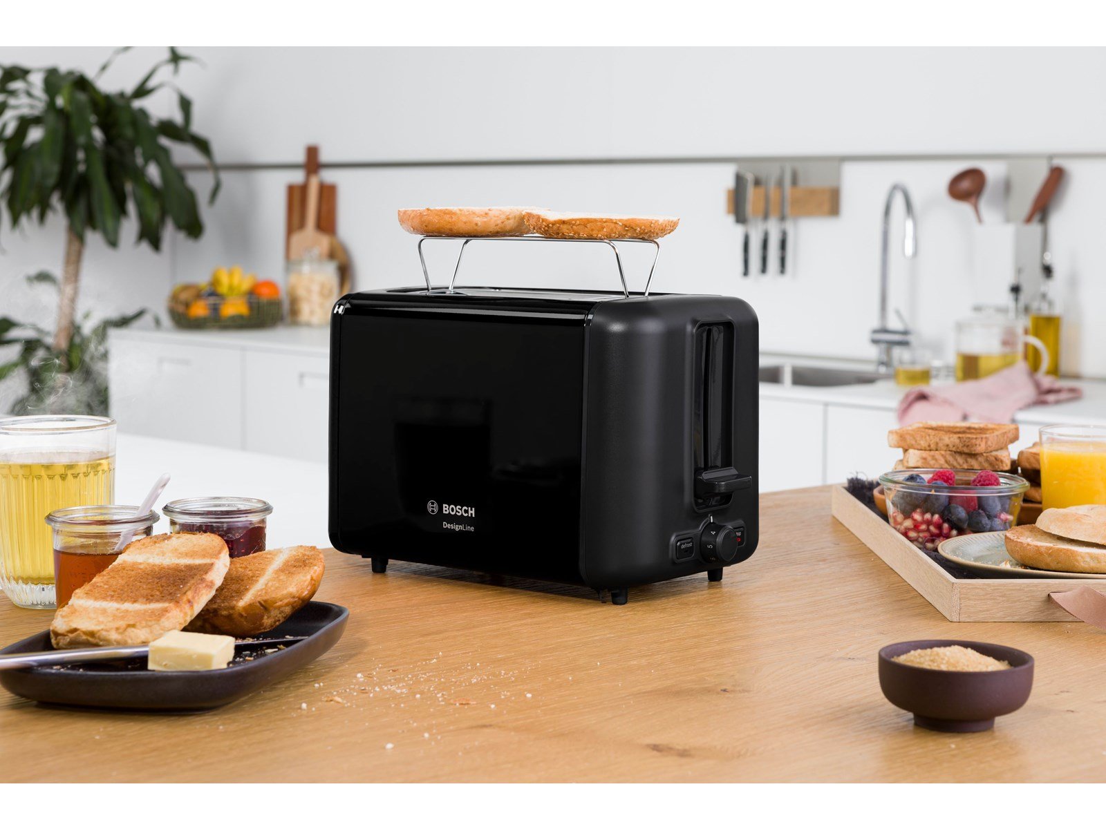 Bosch Toaster TAT3P423 - Black metal