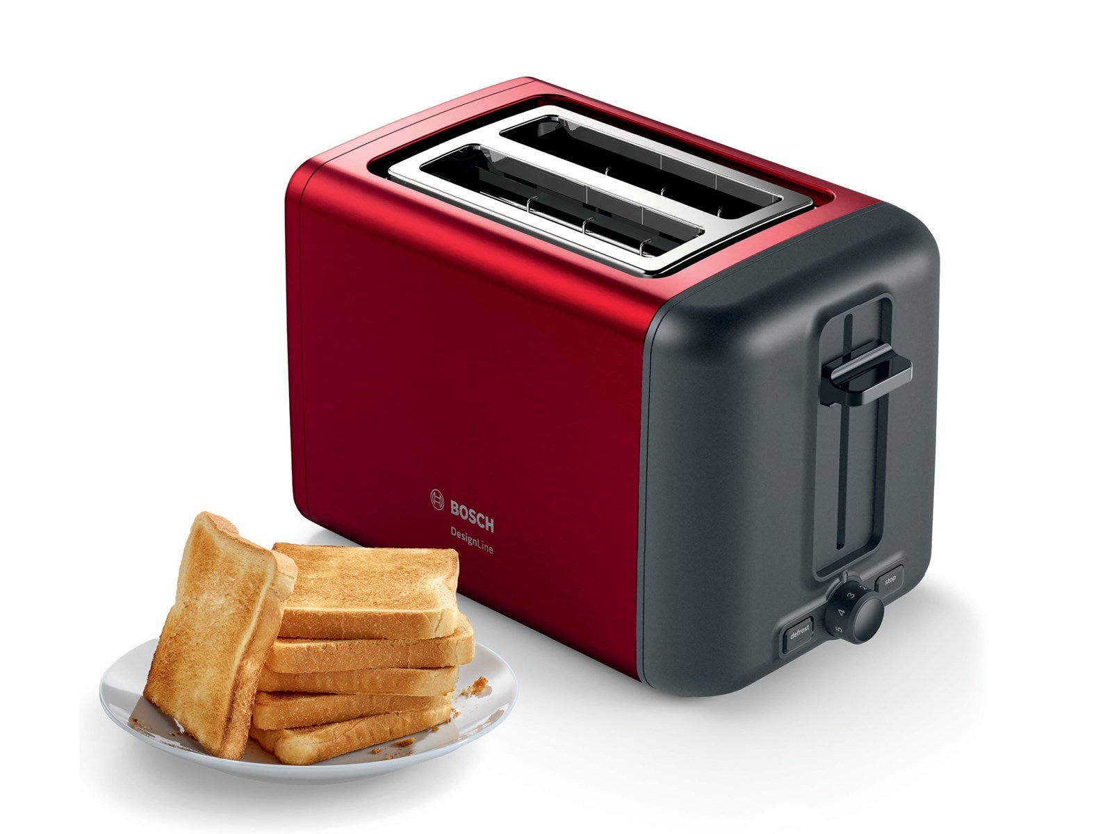 Bosch Toaster TAT3P424 - Red Metal
