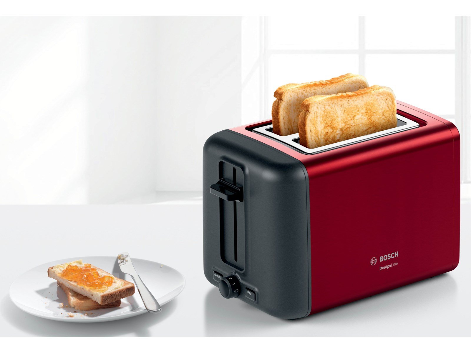 Bosch Toaster TAT3P424 - Red Metal
