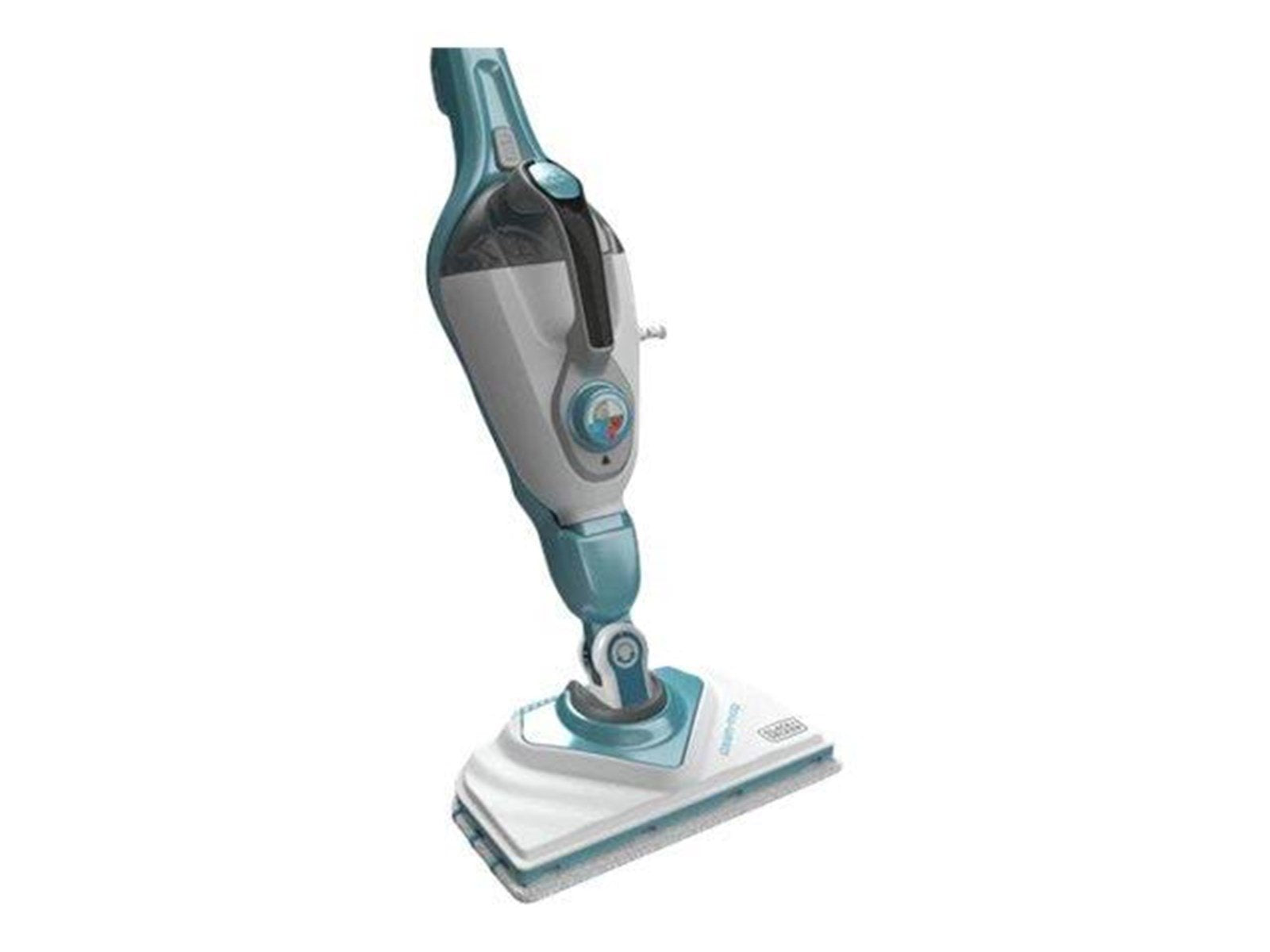 Black & Decker Dampfreiniger BLACK+DECKER steam-mop BHSM1610DSM - steam cleaner - stick/handheld - white/aqua