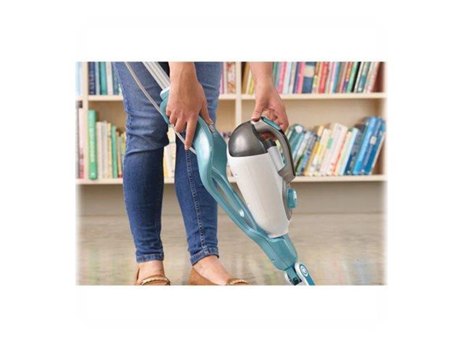 Black & Decker Dampfreiniger BLACK+DECKER steam-mop BHSM1610DSM - steam cleaner - stick/handheld - white/aqua