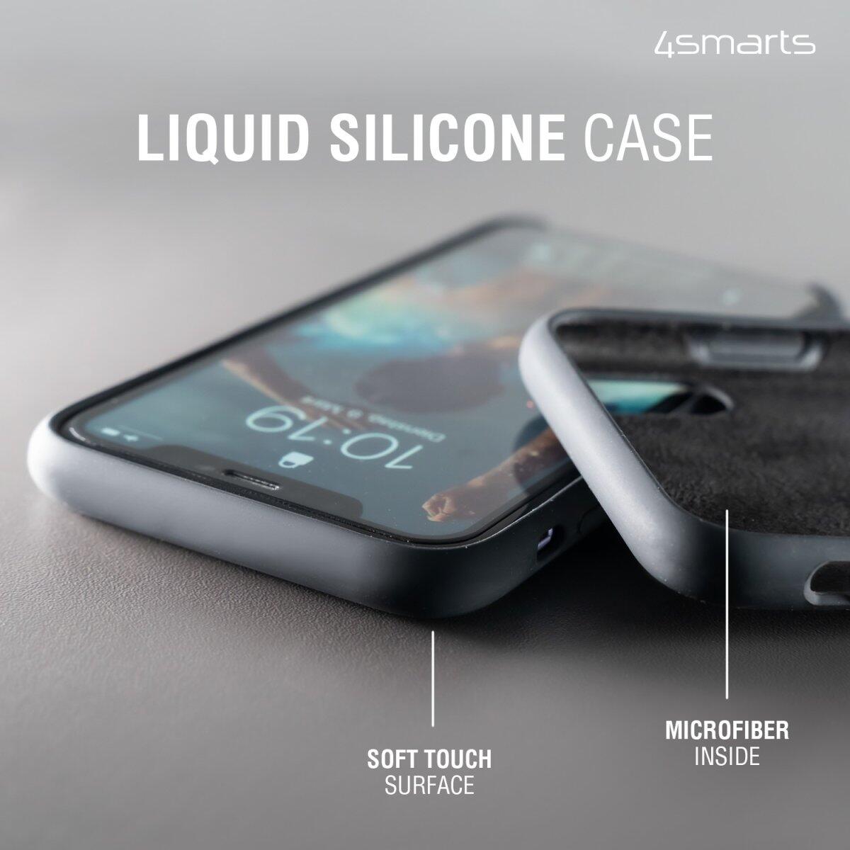 4smarts Liquid Silicone Case Cupertino für Samsung Galaxy A54 schwarz