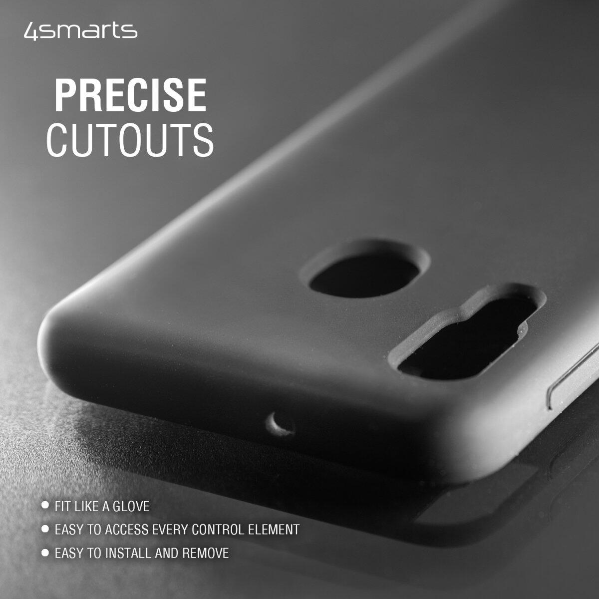 4smarts Liquid Silicone Case Cupertino für Samsung Galaxy A54 schwarz