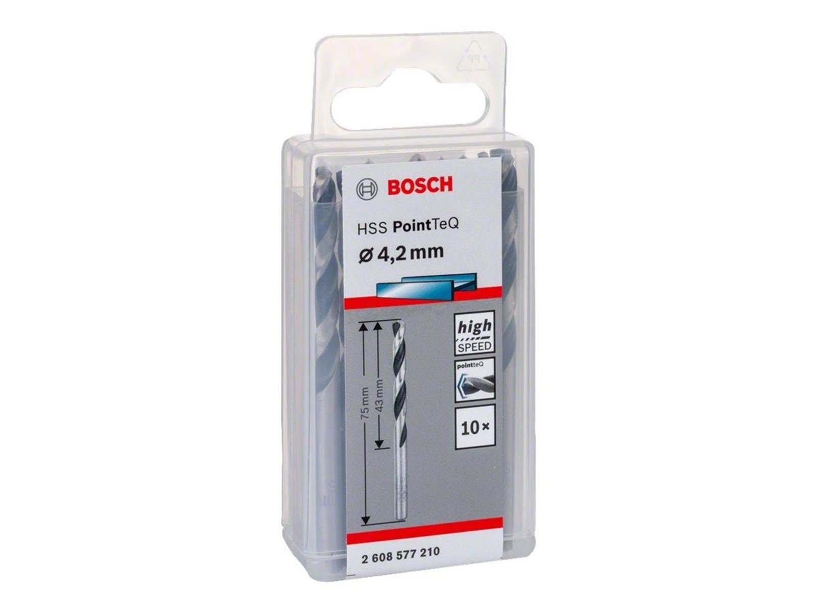Bosch PointTeQ drill bit - for metal - 10 pieces