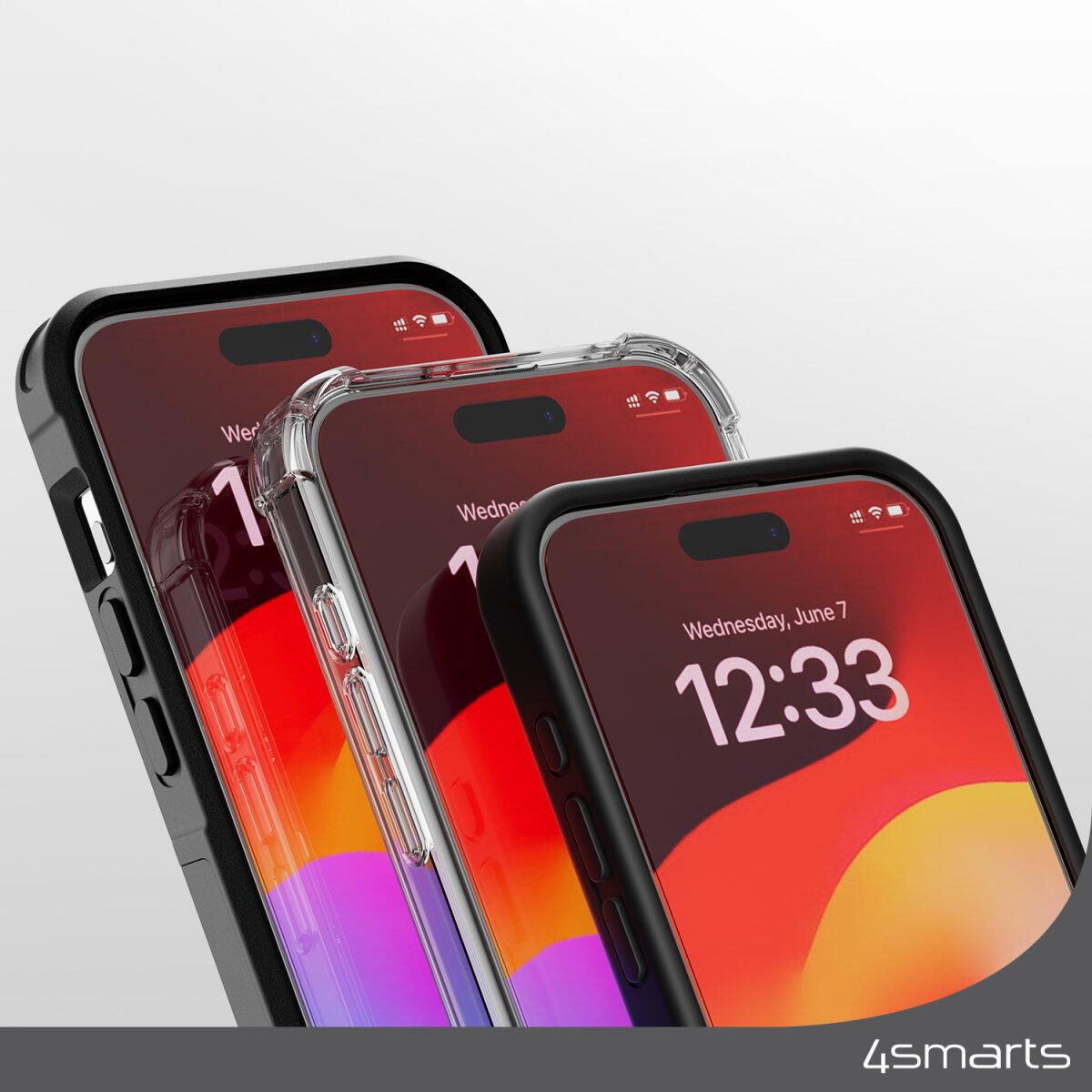4smarts Second Glass mit Montagerahmen für Apple iPhone 15