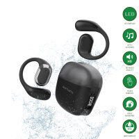 4smarts OWS Bluetooth Kopfhörer SkyBuds Sport schwarz