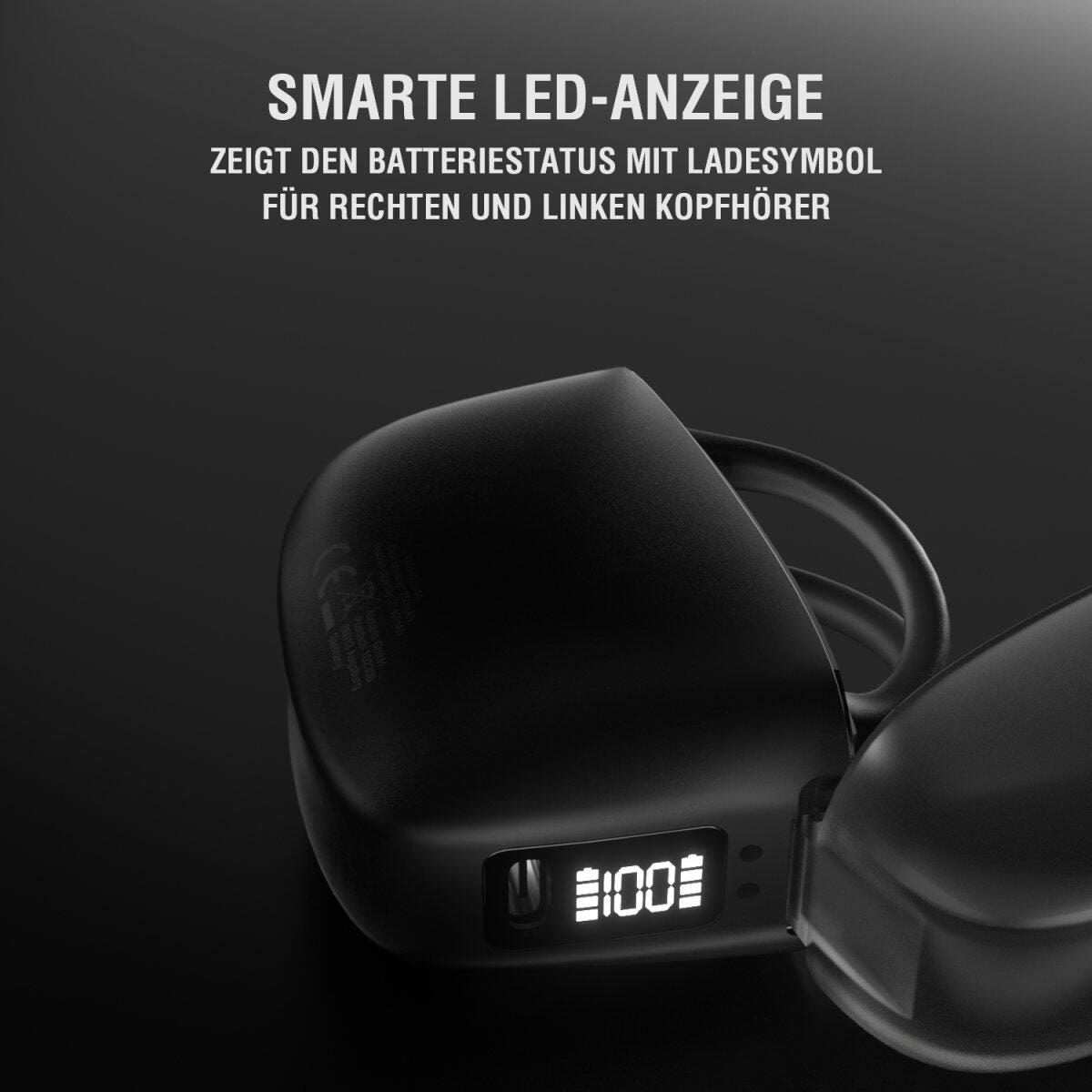 4smarts OWS Bluetooth Kopfhörer SkyBuds Sport schwarz