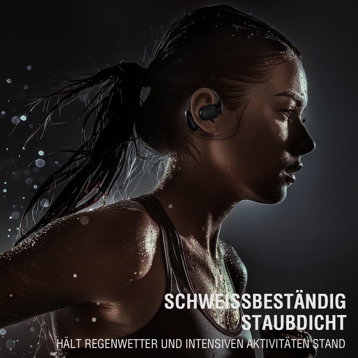 4smarts OWS Bluetooth Kopfhörer SkyBuds Sport schwarz