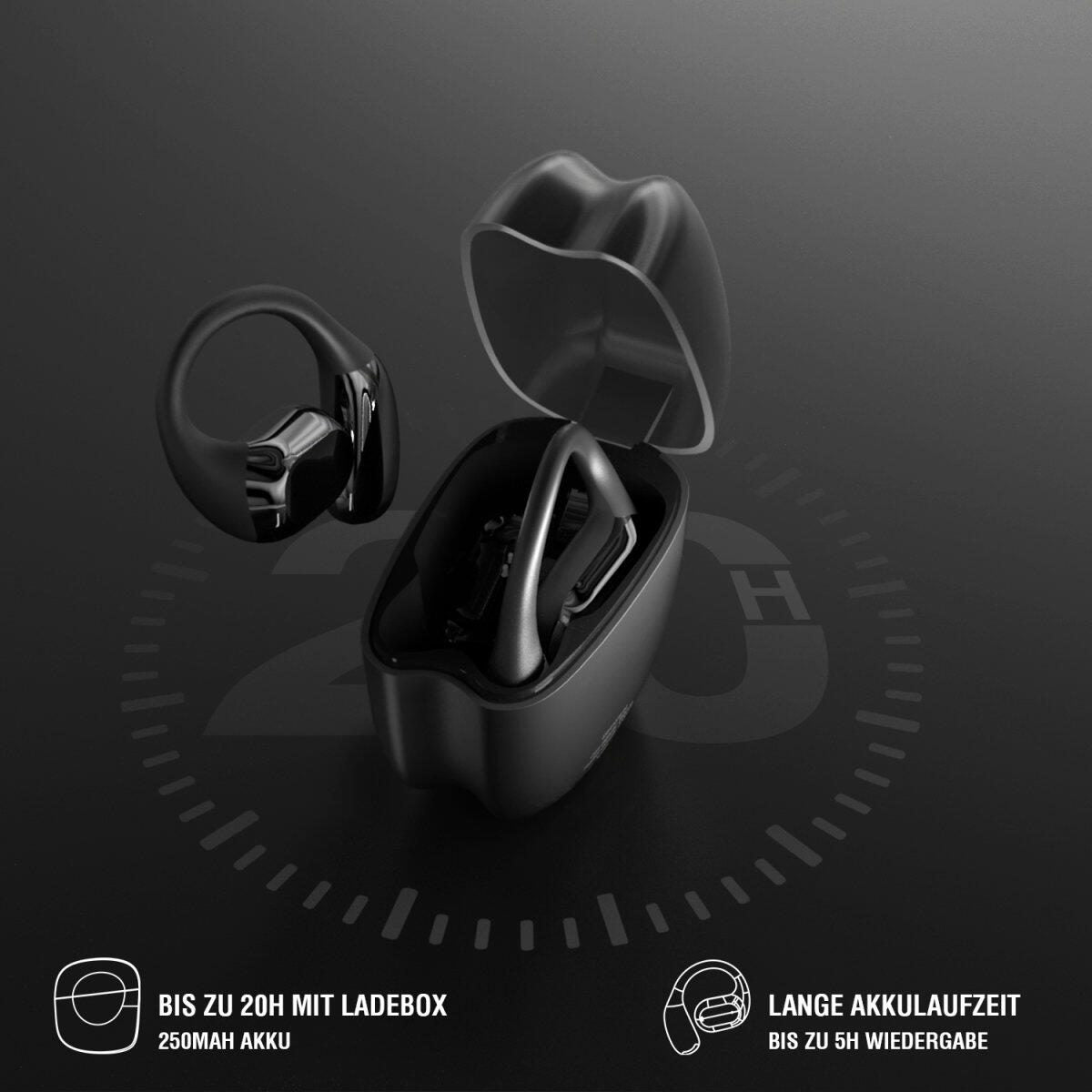 4smarts OWS Bluetooth Kopfhörer SkyBuds Sport schwarz