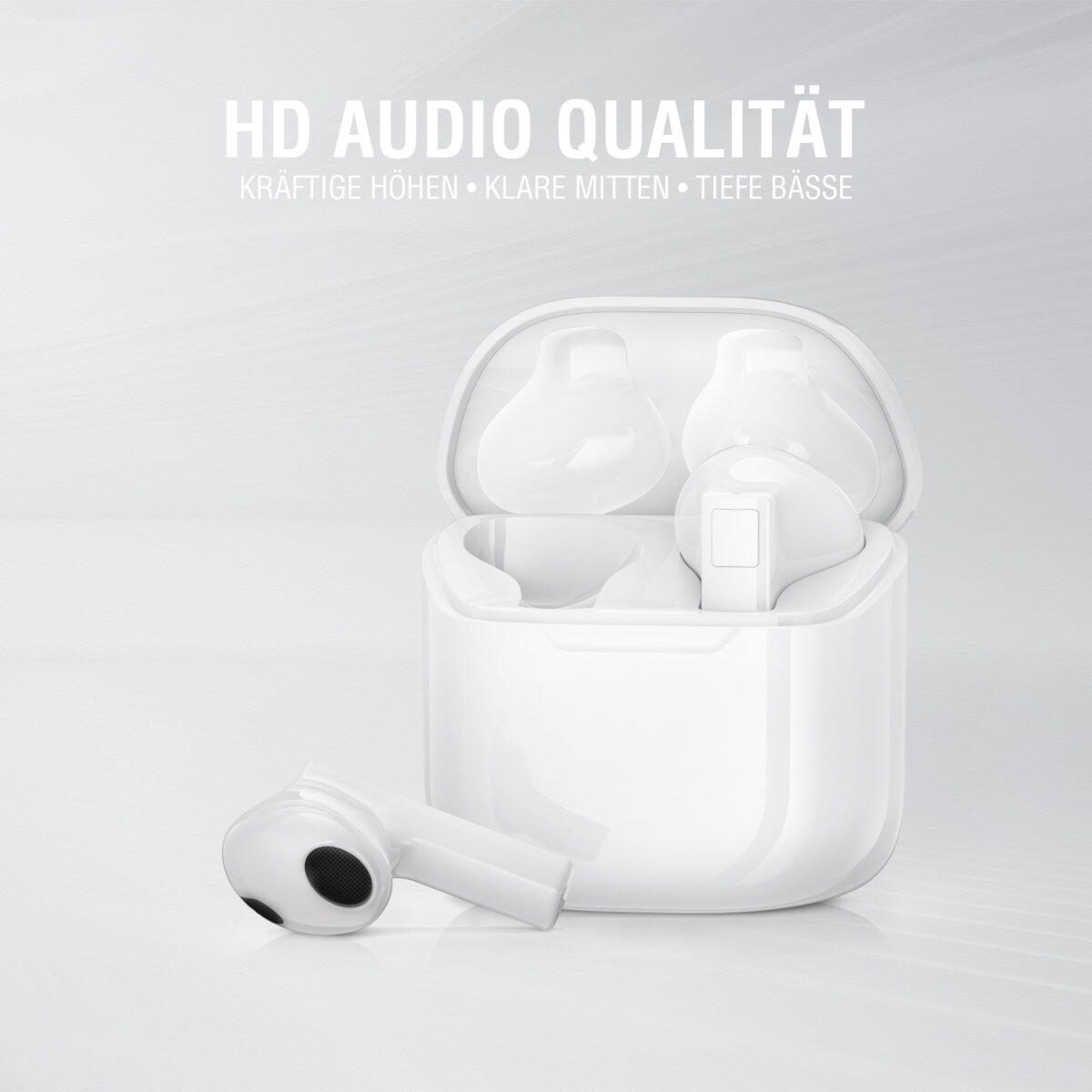 4smarts TWS Bluetooth Kopfhörer SkyBuds 2 ENC weiß