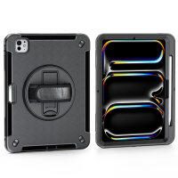 4smarts Rugged Case Grip für Apple iPad Pro 11' (M4, 2024) schwarz