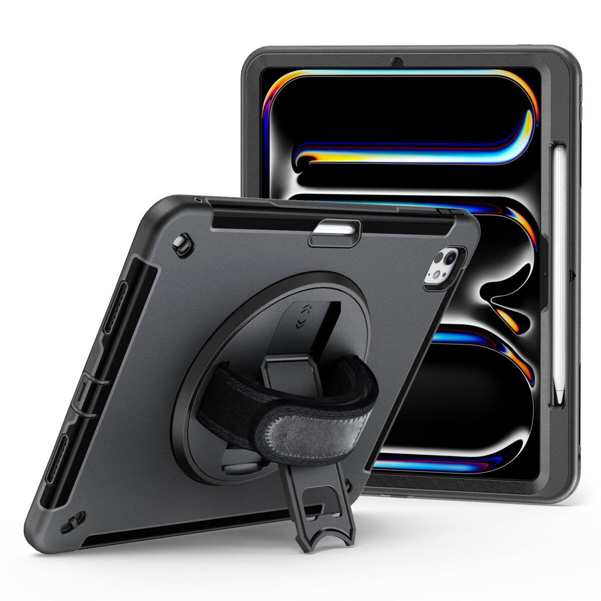 4smarts Rugged Case Grip für Apple iPad Pro 13' (M4, 2024)