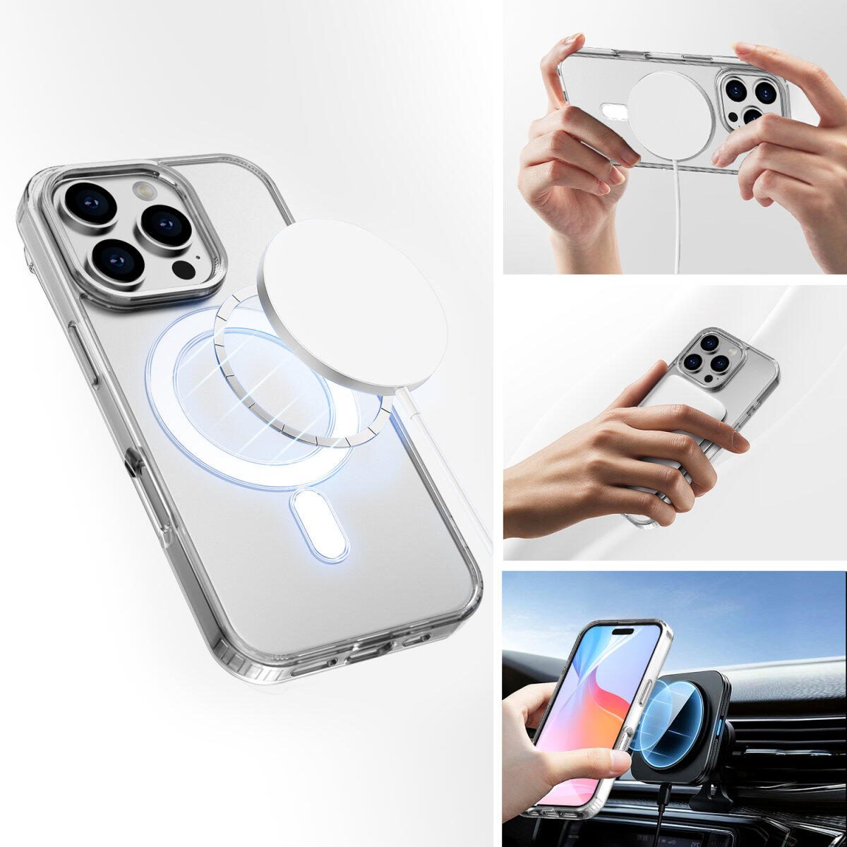 4smarts 3in1 Premium Starter Set für Apple iPhone 16 Pro Max MagSafe-kompatibel