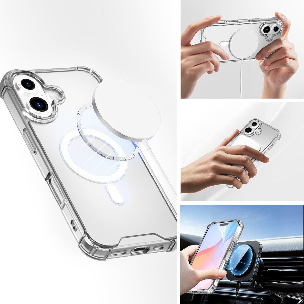 4smarts Hybrid Case Ibiza für Apple iPhone 16 MagSafe-kompatibel