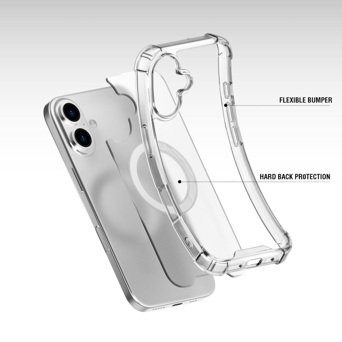 4smarts Hybrid Case Ibiza für Apple iPhone 16 MagSafe-kompatibel