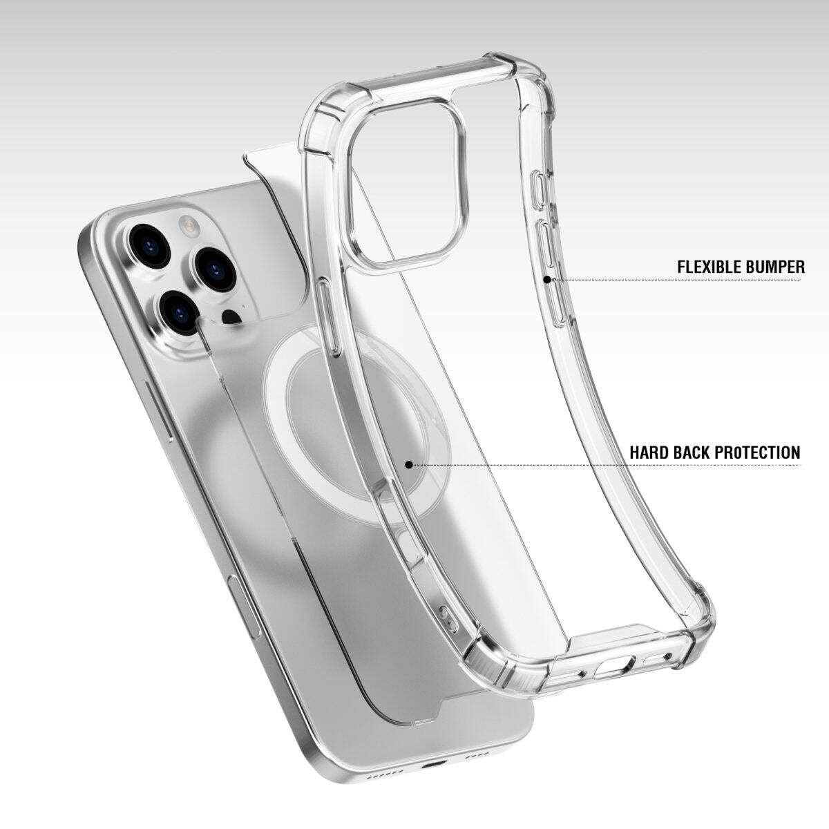4smarts Hybrid Case Ibiza für Apple iPhone 16 Pro Max MagSafe-kompatibel