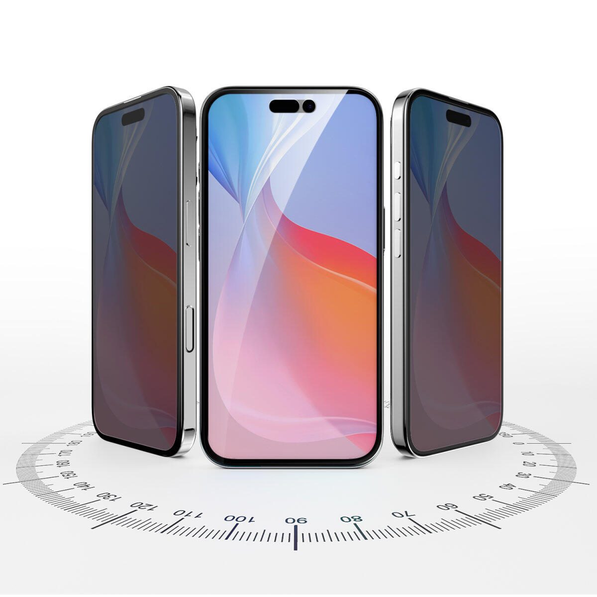 4smarts Second Glass Privacy mit Montagerahmen für Apple iPhone 16