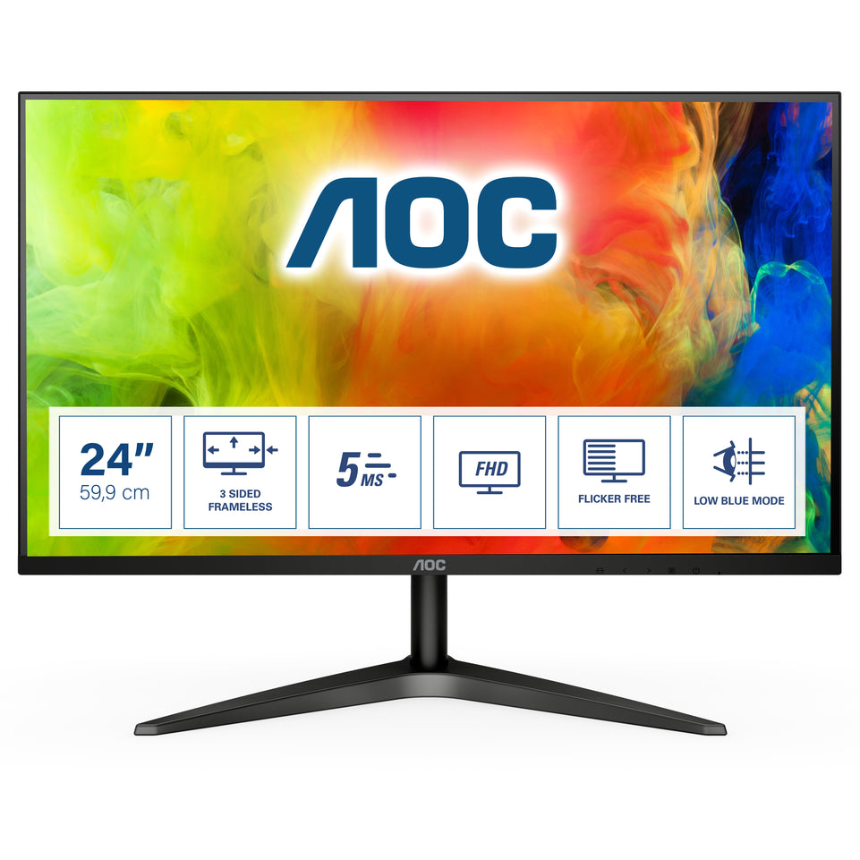 AOC 59,9cm (23,6") 24B1H     16:09 HDMI+VGA MVA black