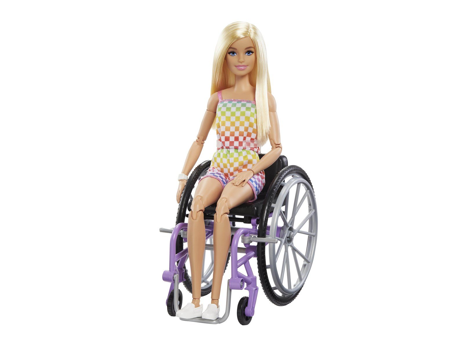 Barbie  Fashionista Rollstuhl Karomuster