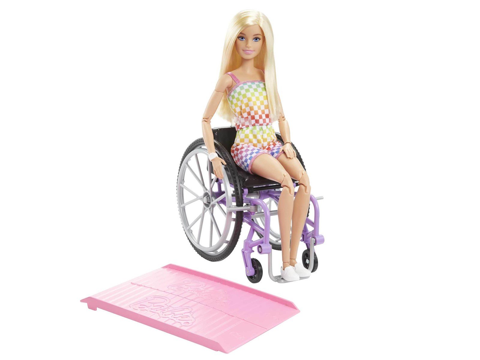 Barbie  Fashionista Rollstuhl Karomuster