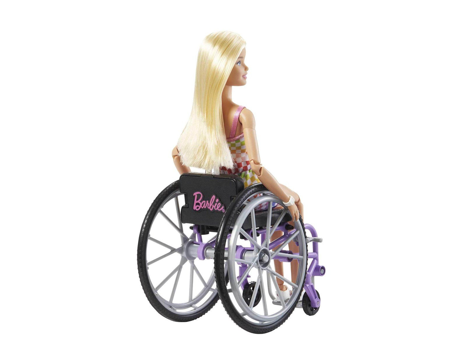 Barbie  Fashionista Rollstuhl Karomuster