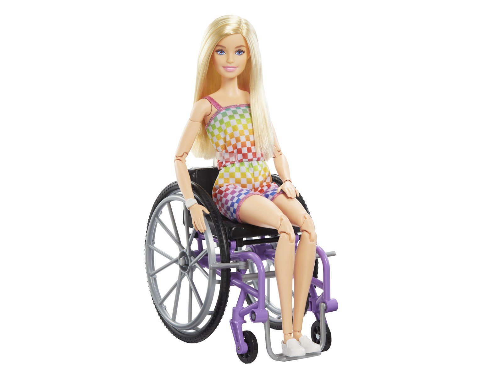 Barbie  Fashionista Rollstuhl Karomuster