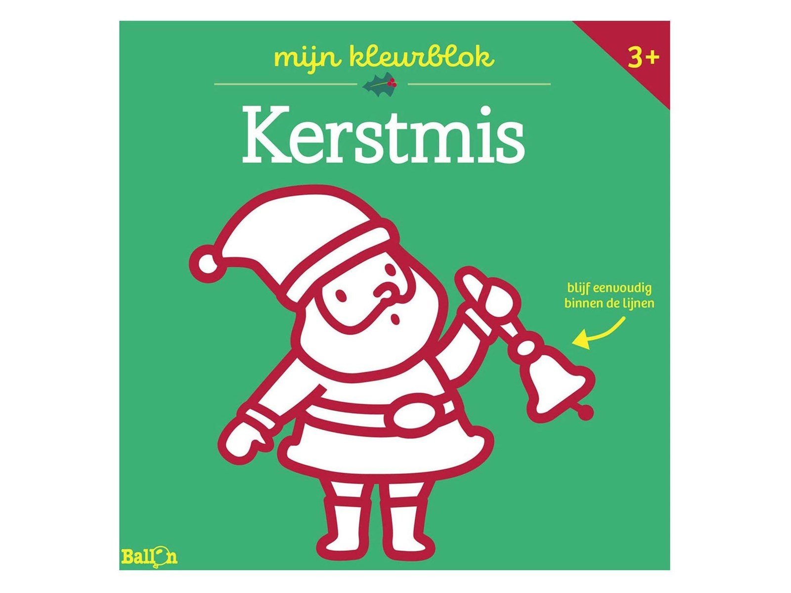 Boek Specials Nederland BV My Color Block Christmas with Thick Lines