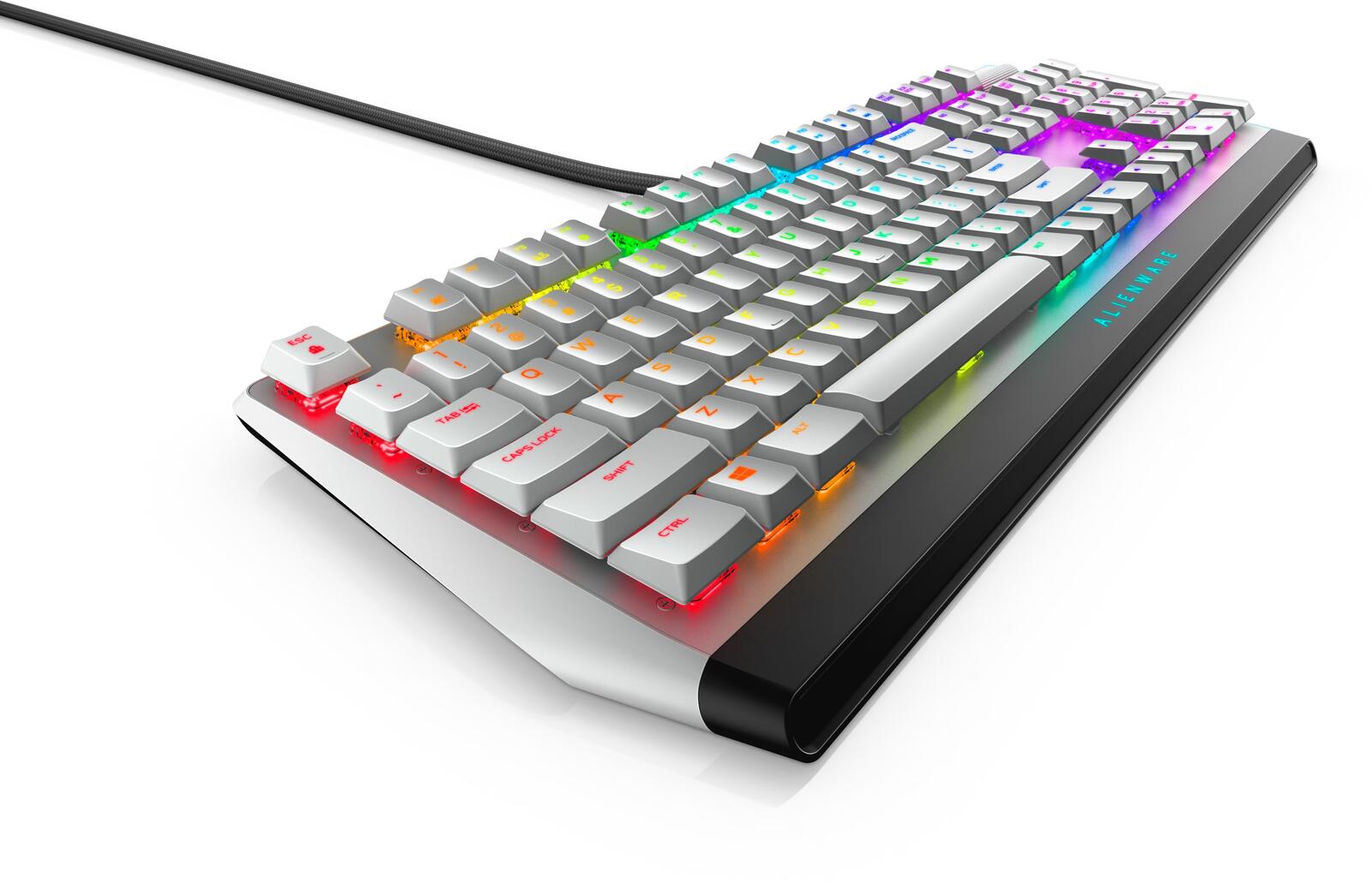 Alienware 510K Low-profile RGB Mechanical Gaming Keyboard Lunar Light (QWERTY)