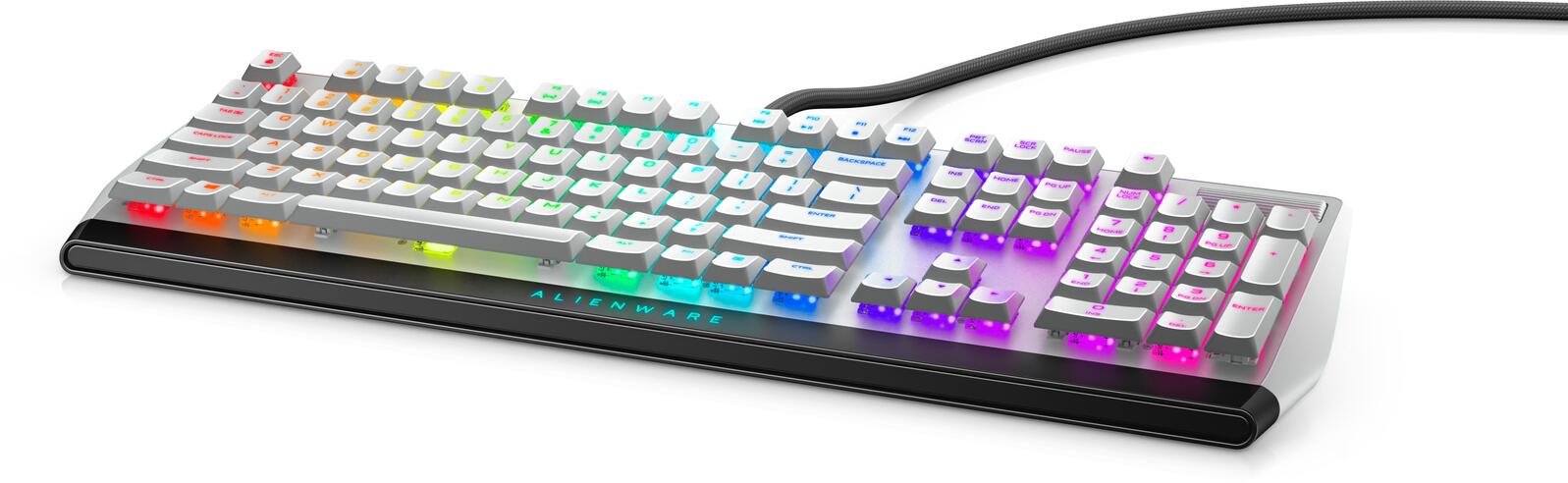 Alienware 510K Low-profile RGB Mechanical Gaming Keyboard Lunar Light (QWERTY)