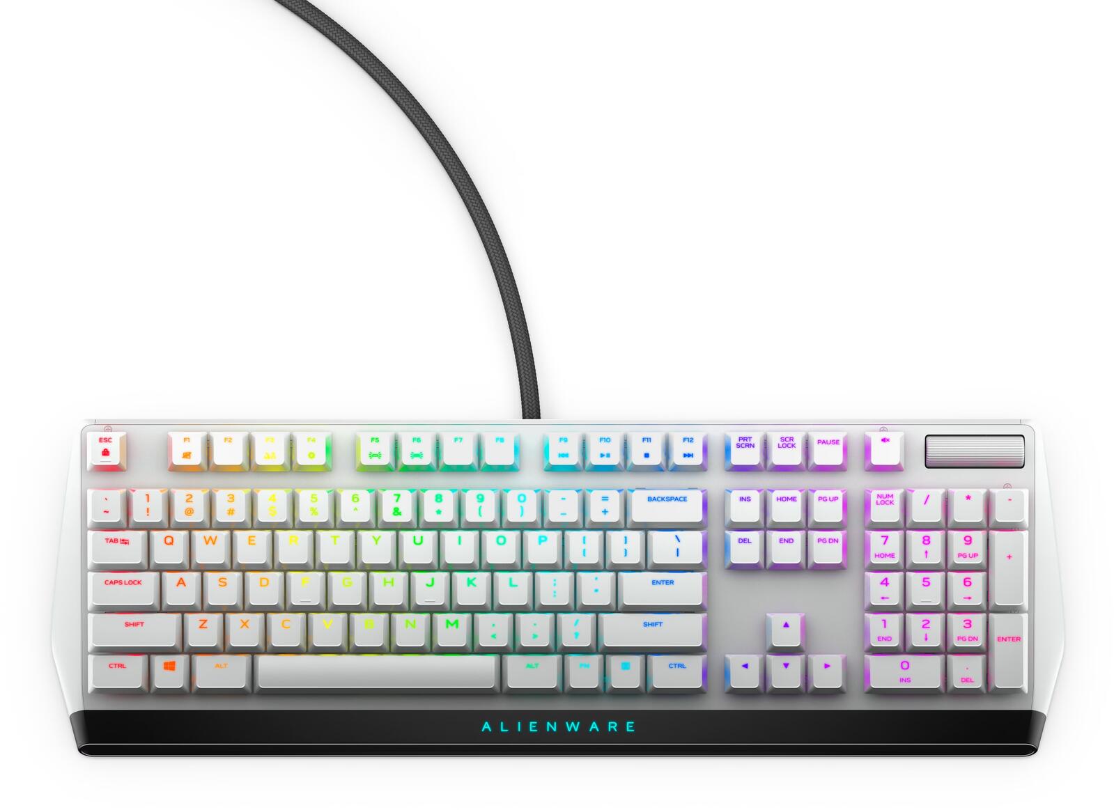 Alienware 510K Low-profile RGB Mechanical Gaming Keyboard Lunar Light (QWERTY)
