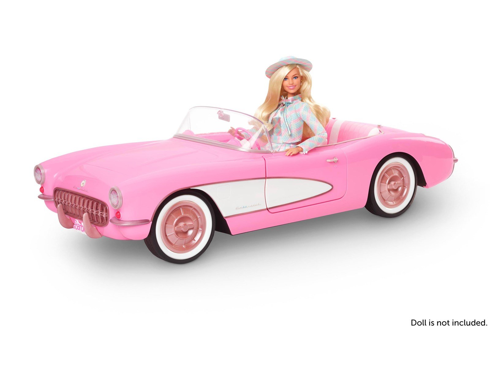 Barbie the Movie Collectible Car Pink Corvette Convertible