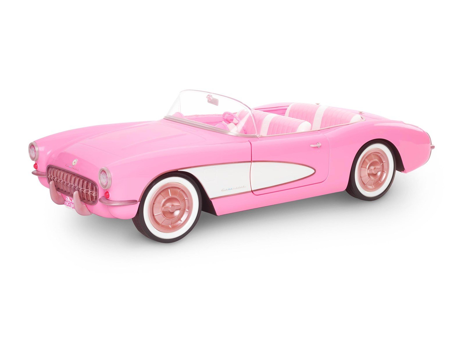 Barbie the Movie Collectible Car Pink Corvette Convertible