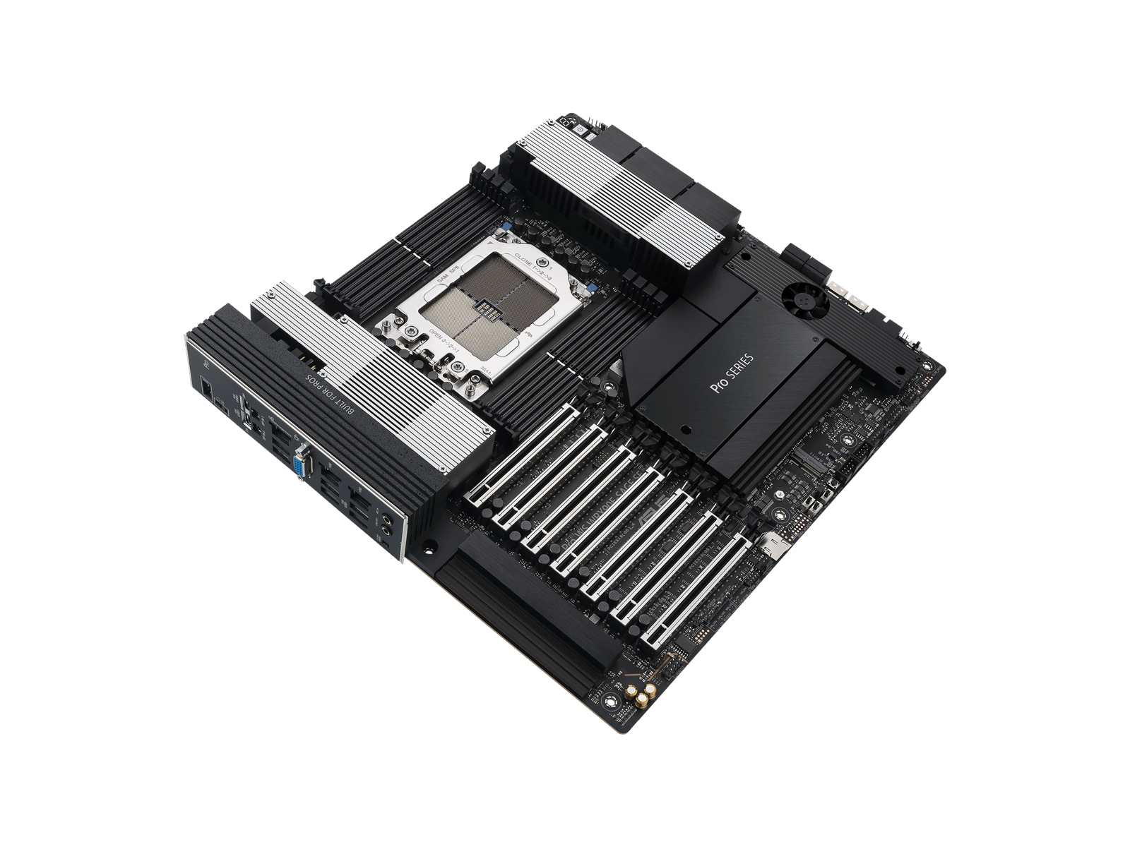 ASUS PRO WS WRX90E-SAGE SE Mainboard - AMD WRX90 - AMD sTR5 socket - DDR5 RAM - SSI (Server)