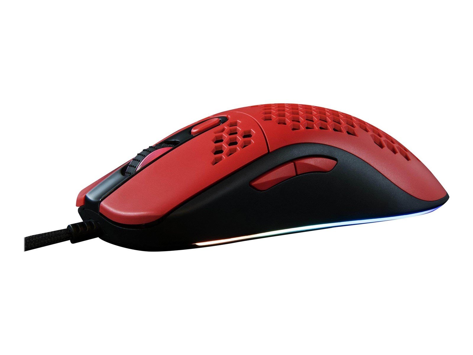 Arozzi Favo - mouse - USB - red - Maus (Rot)