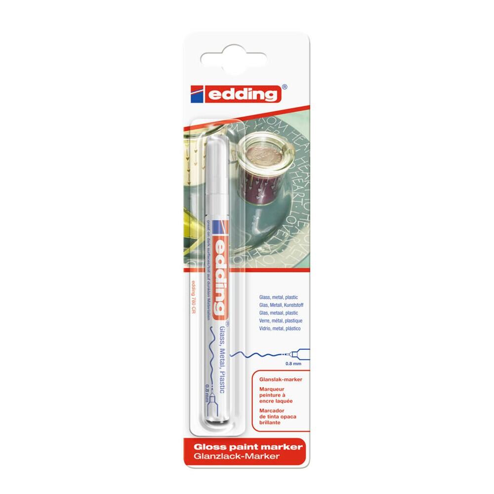 edding 780 Glanzlackmarker 0,8mm - weiß