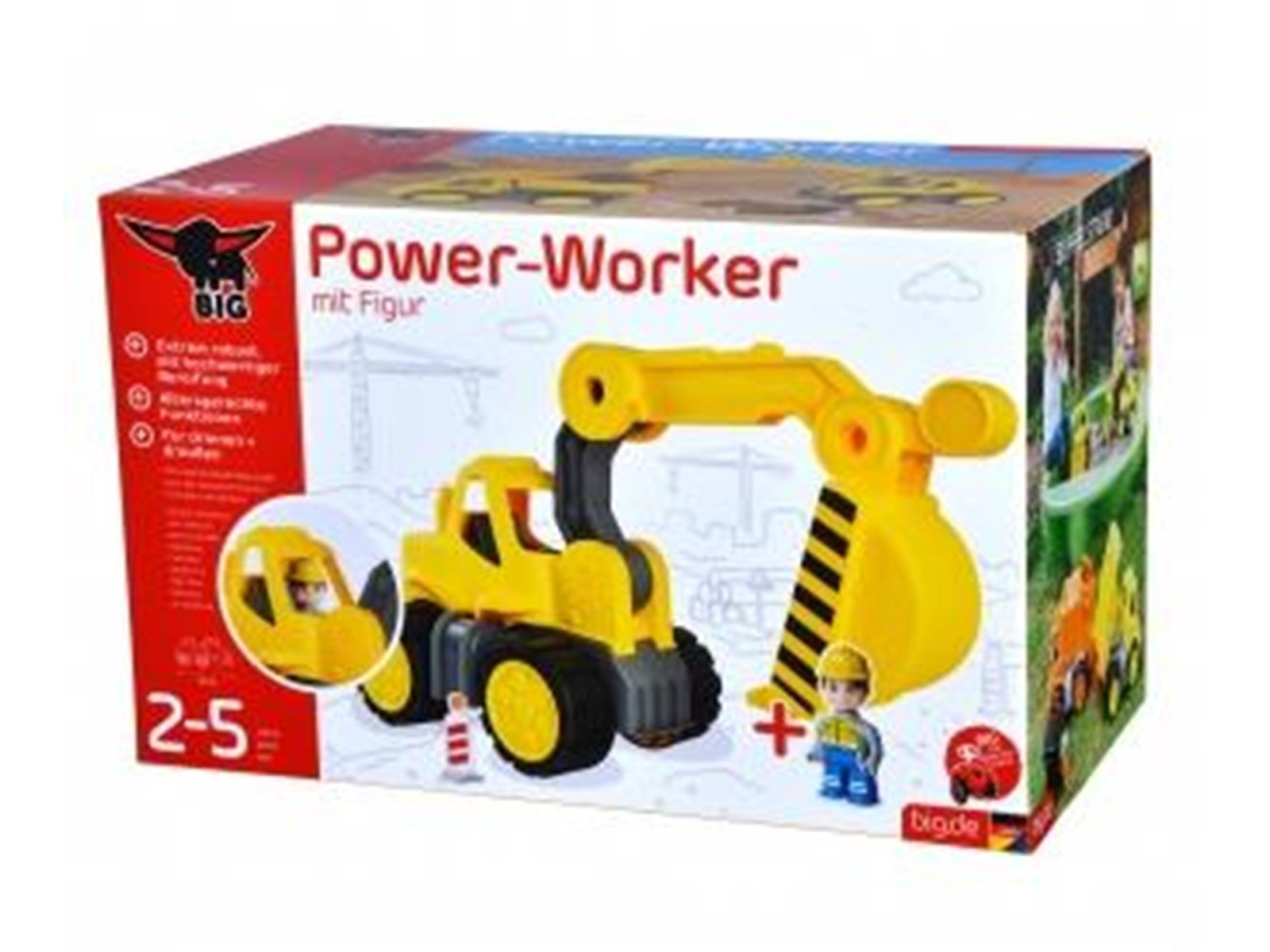 BIG Power-Worker Digger + Figurine