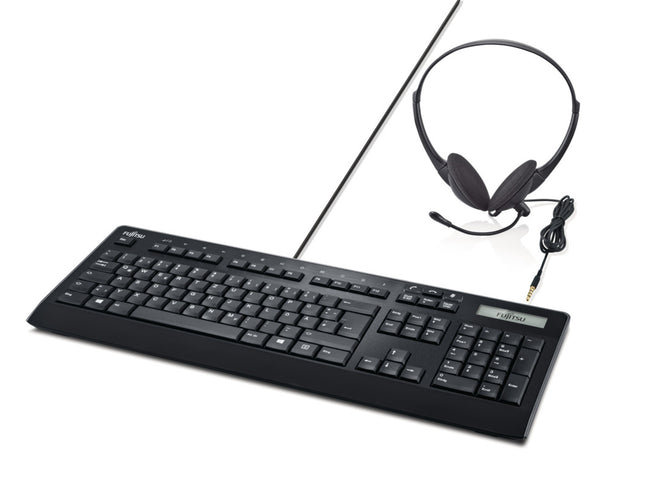 TAS Fujitsu Keyboard KB950 Phone DE incl Headset