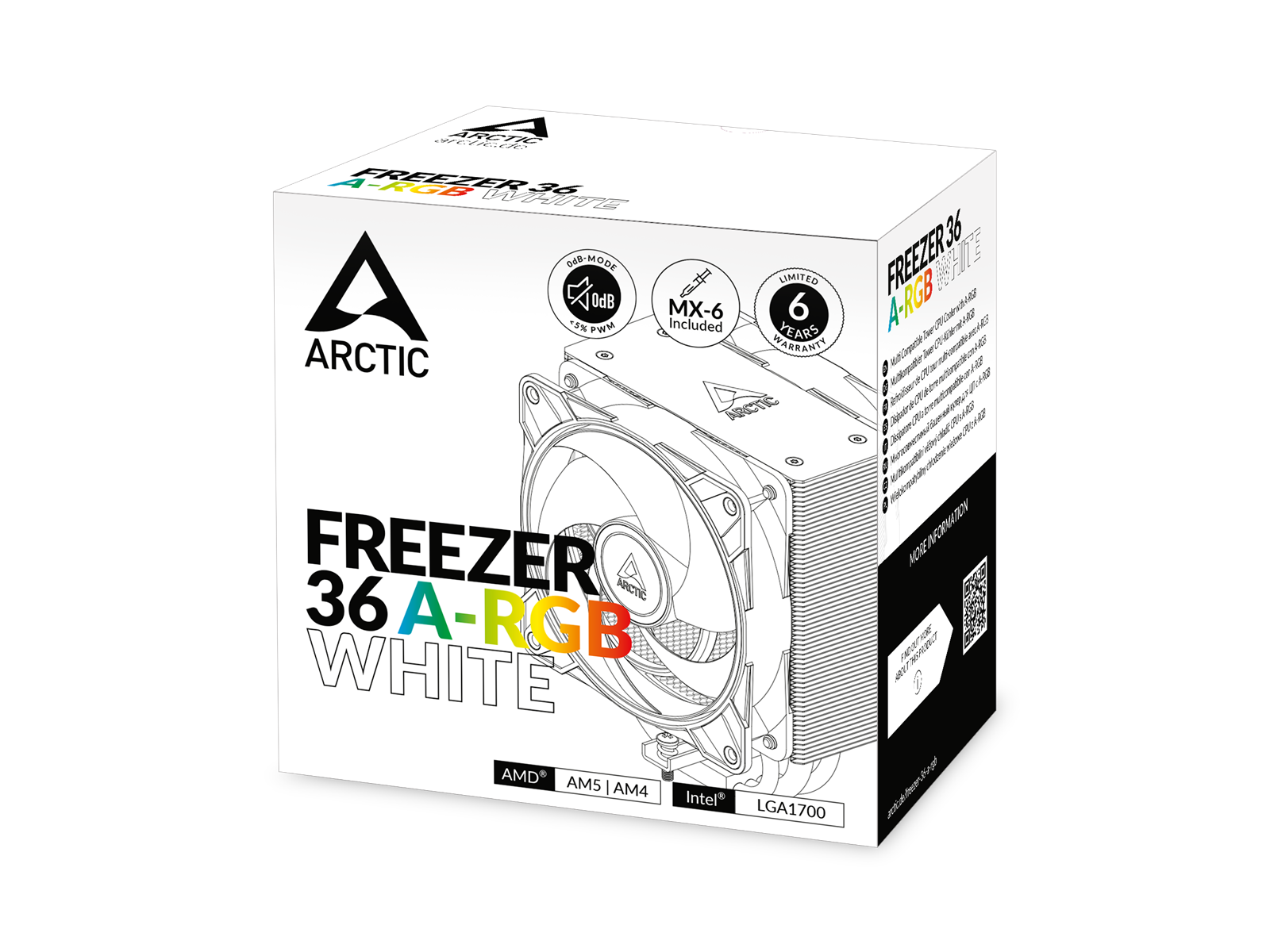 Arctic Freezer 36 A-RGB White - CPU-Luftkühler