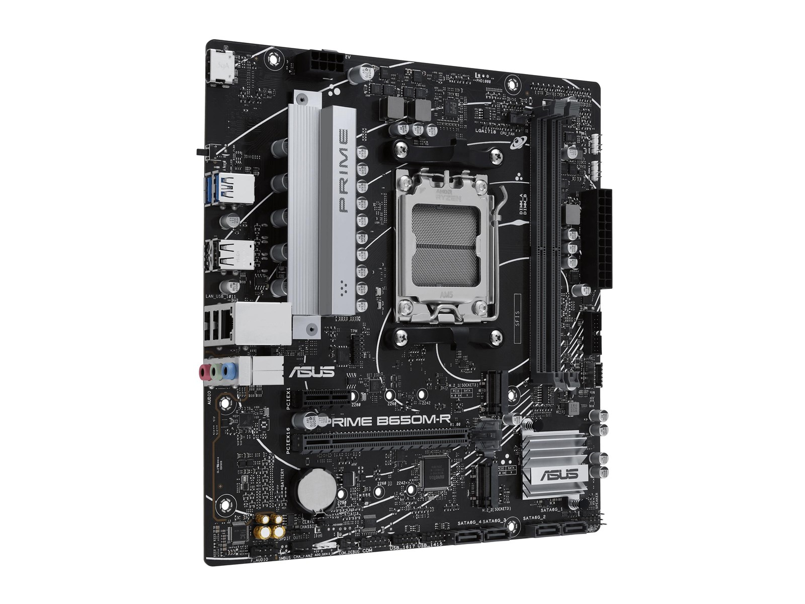 ASUS PRIME B650M-R Mainboard - AMD B650 - AMD AM5 socket - DDR5 RAM - Micro-ATX