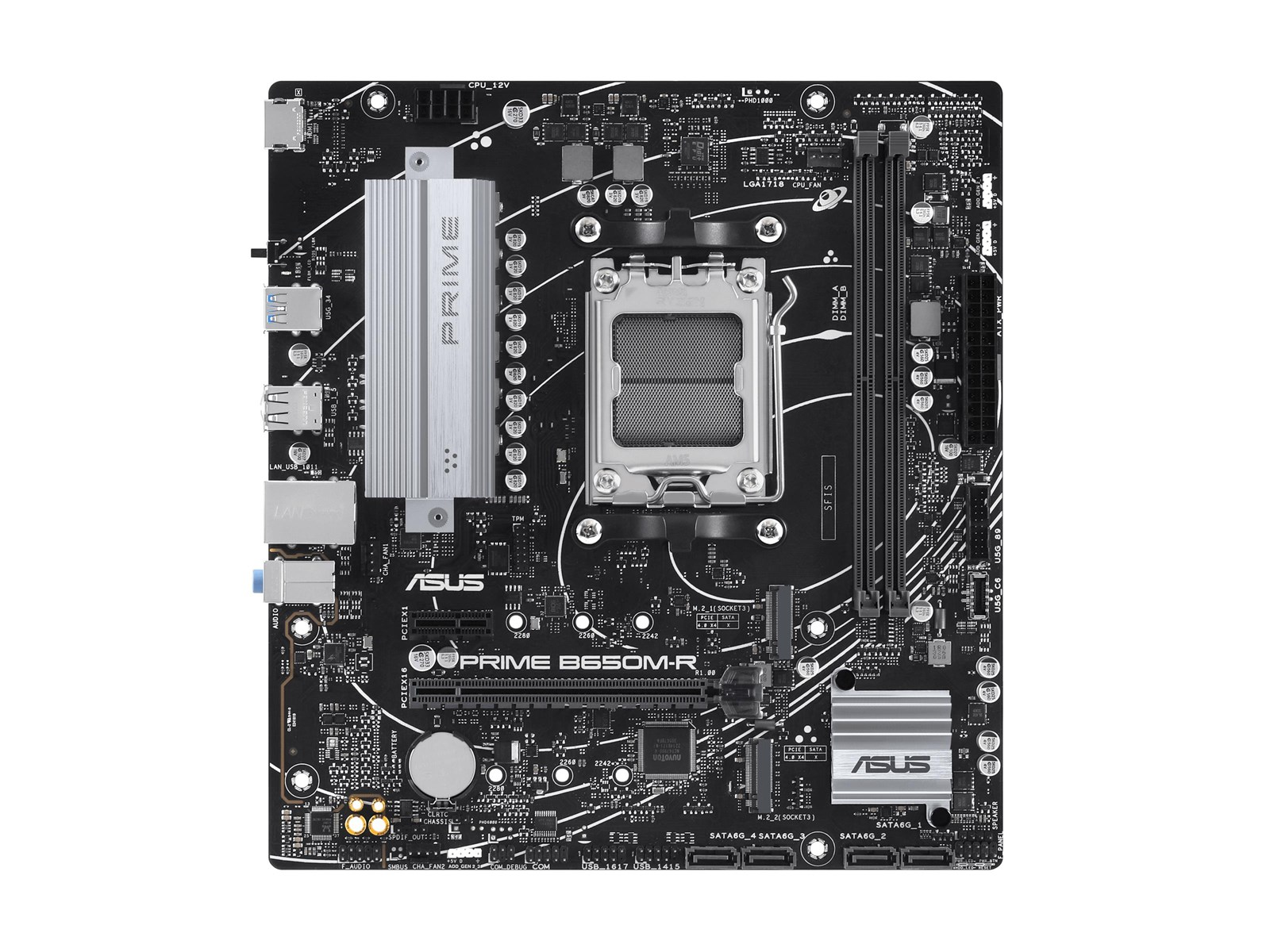 ASUS PRIME B650M-R Mainboard - AMD B650 - AMD AM5 socket - DDR5 RAM - Micro-ATX