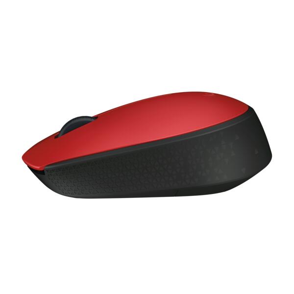 Logitech M171 Maus (kabellos, rot)