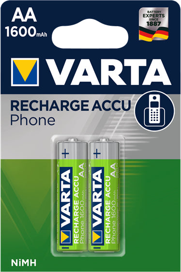 Varta Akku RECHARGE Phone    AA  HR6  1600mAh           2St.