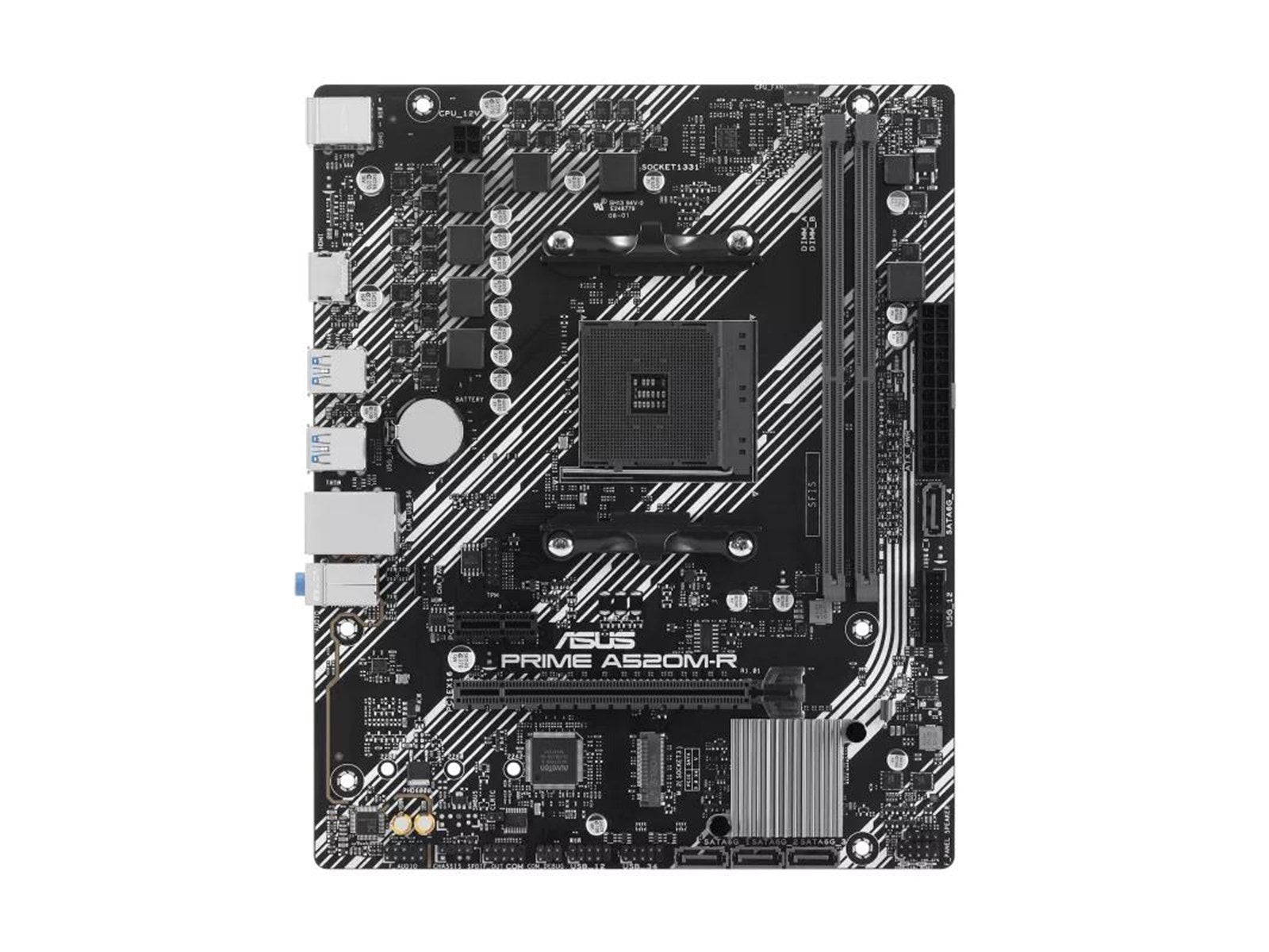 ASUS PRIME A520M-R Mainboard - AMD A520 - AMD AM4 socket - DDR4 RAM - Micro-ATX