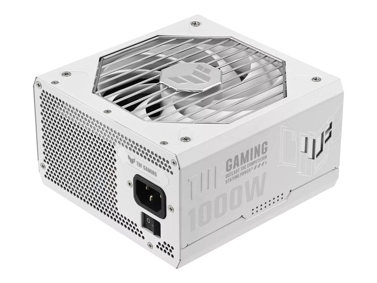 ASUS TUF GAMING 1000G - White - ATX 3.0 Netzteile - 1000 Watt - 135 mm - ATX 3.1 - 80 Plus Gold zertifiziert