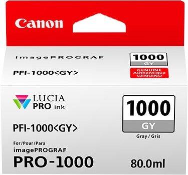 Canon Original PFI-1000GY Druckerpatrone - grau (0552C001)