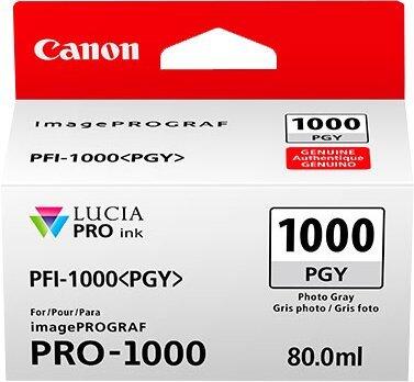 Canon Original PFI-1000PGY Druckerpatrone - fotograu (0553C001)