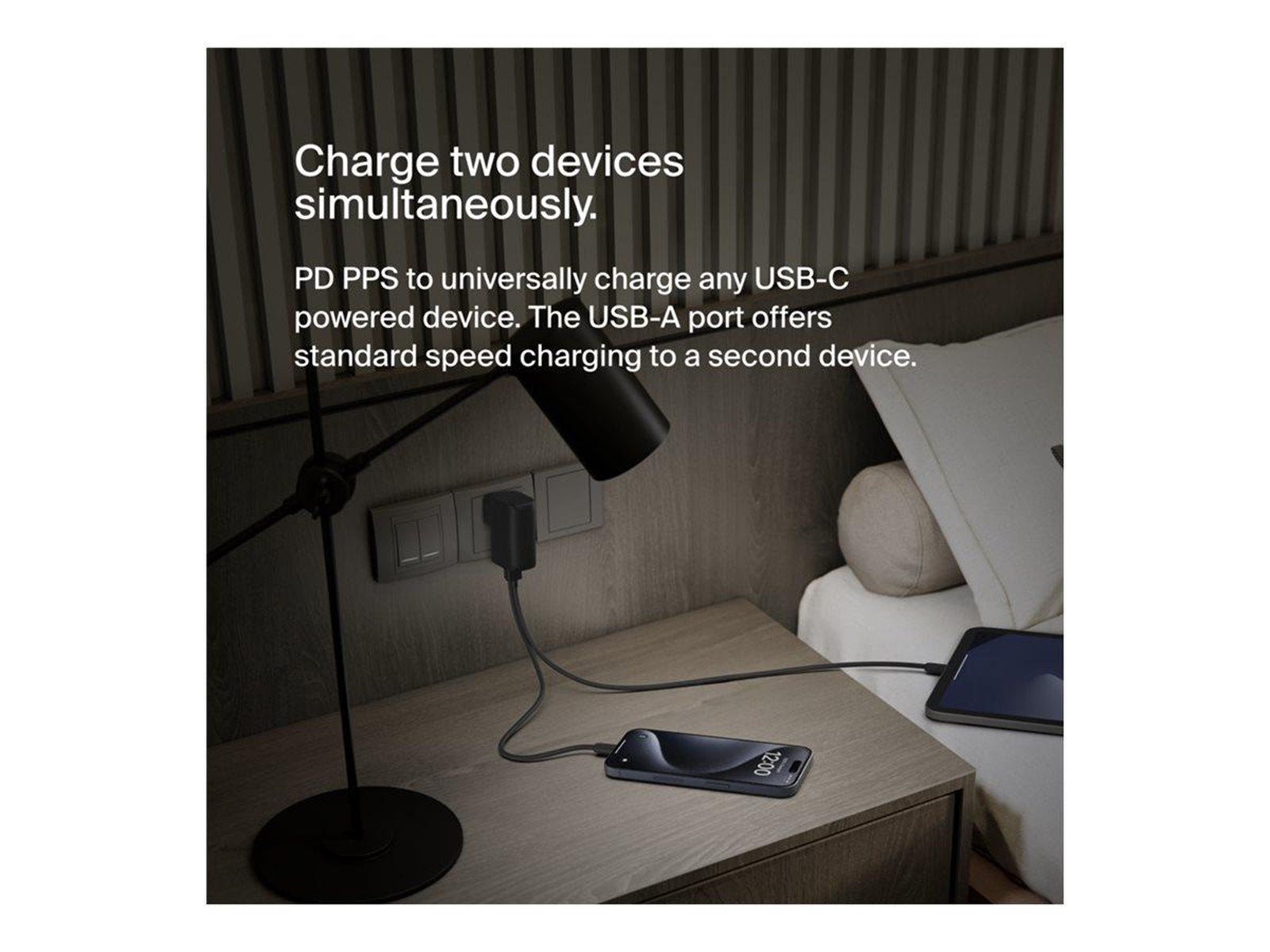 Belkin BoostCharge power bank / power adapter - USB 24 pin USB-C - 25 Watt Powerbank (Akku) - 5 Ah