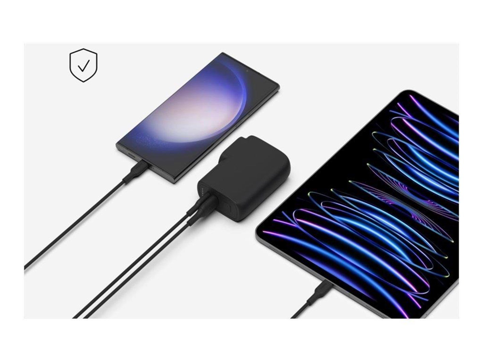 Belkin BoostCharge power bank / power adapter - USB 24 pin USB-C - 25 Watt Powerbank (Akku) - 5 Ah