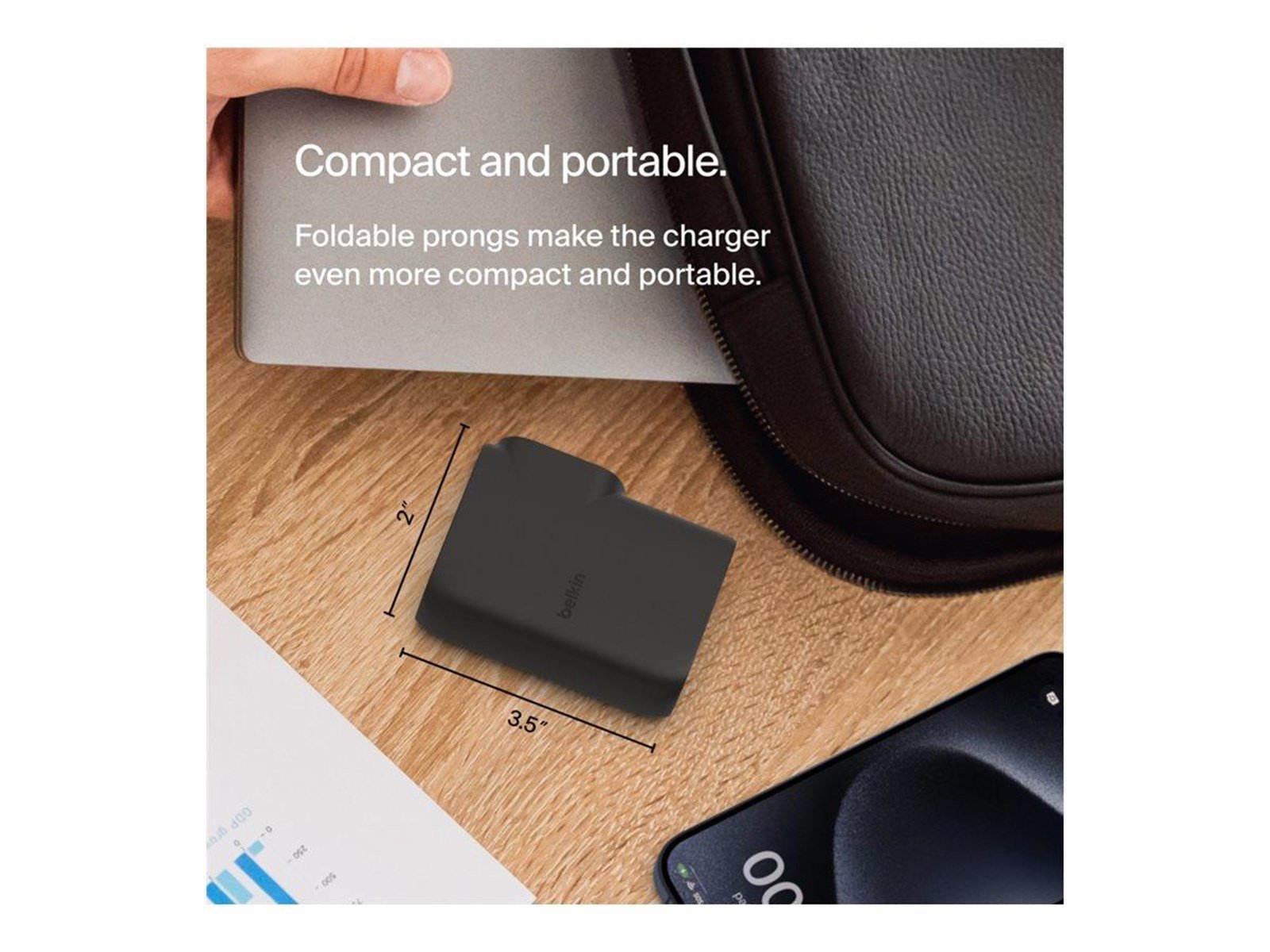 Belkin BoostCharge power bank / power adapter - USB 24 pin USB-C - 25 Watt Powerbank (Akku) - 5 Ah