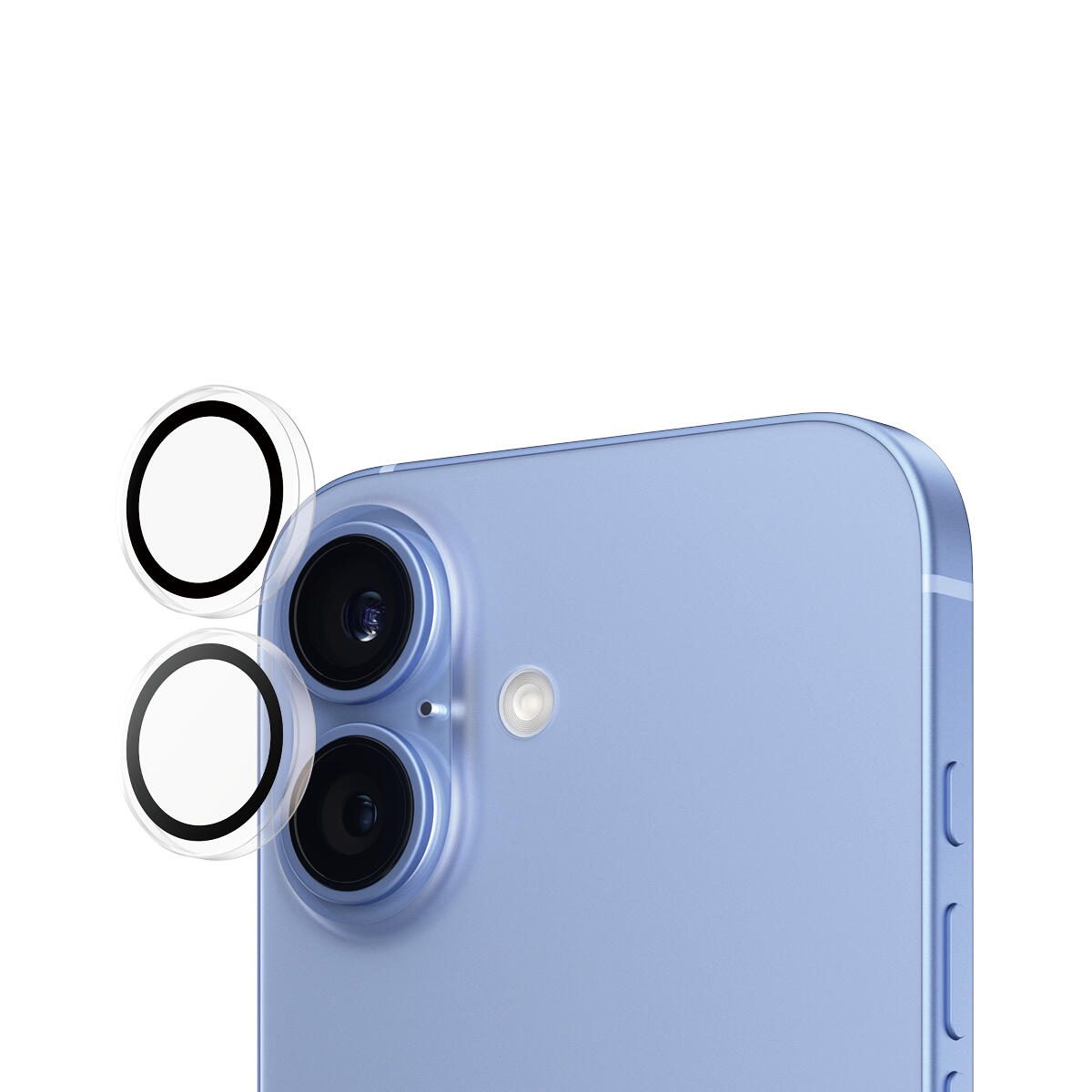 PanzerGlass® Hoops™ Transparent Kameraschutz für iPhone 16 & iPhone 16 Plus